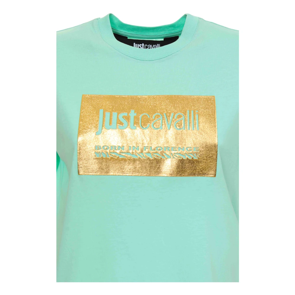 Just Cavalli T-shirts en Polos Green Dames