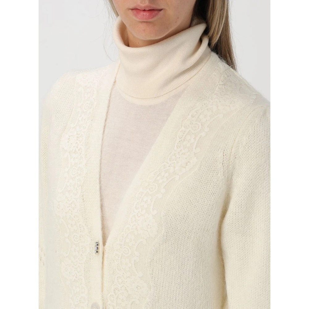 Liu Jo Kanten Cardigan White Dames