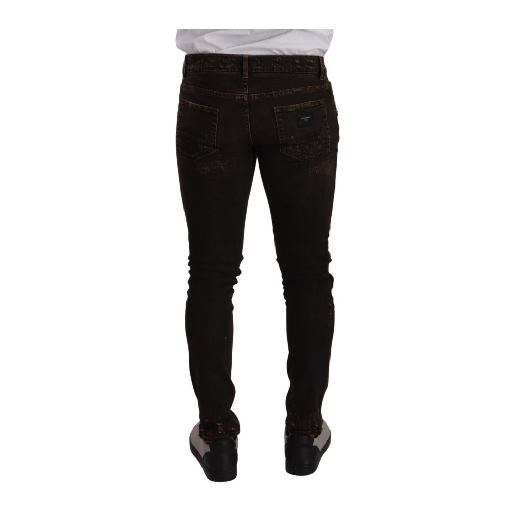 Dolce & Gabbana Slim-fit Jeans Brown Heren