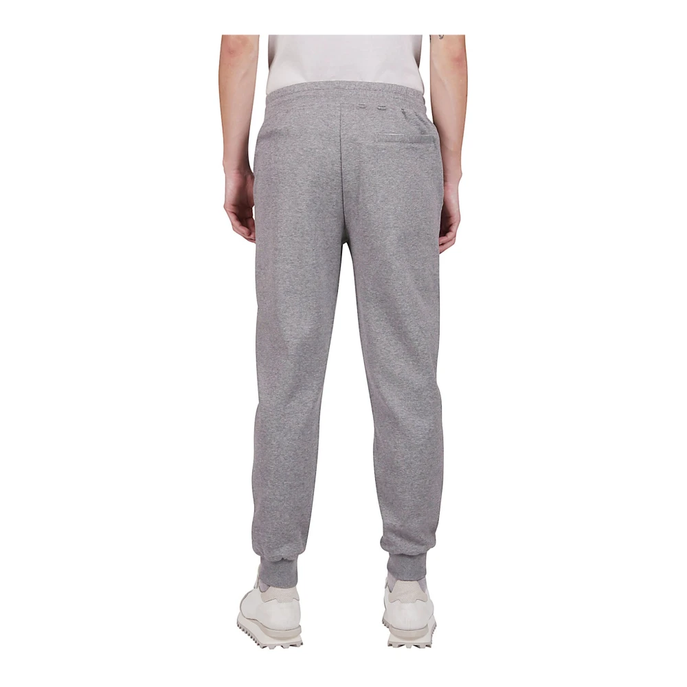 Eleventy Giza Cotton Jogger Broek Gray Heren
