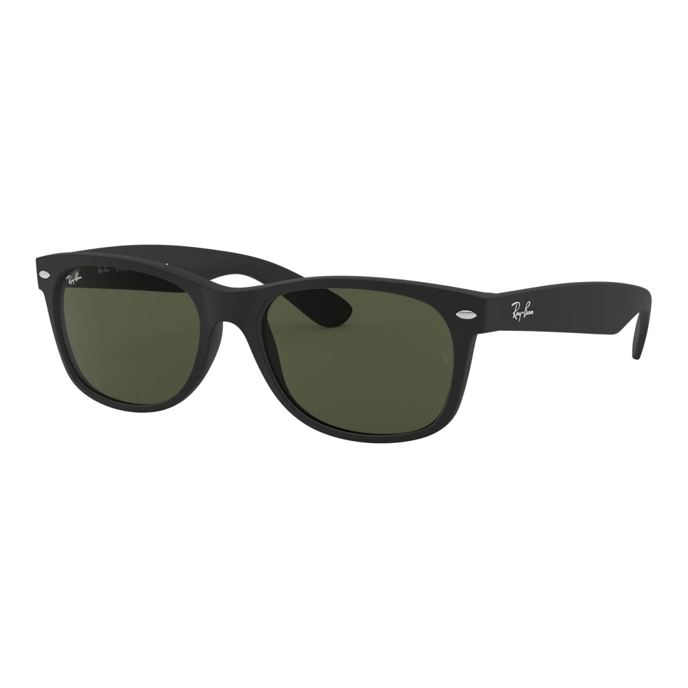 Ray-Ban Unisex Black Rectangle Rubber Green Sunglasses - Image 16