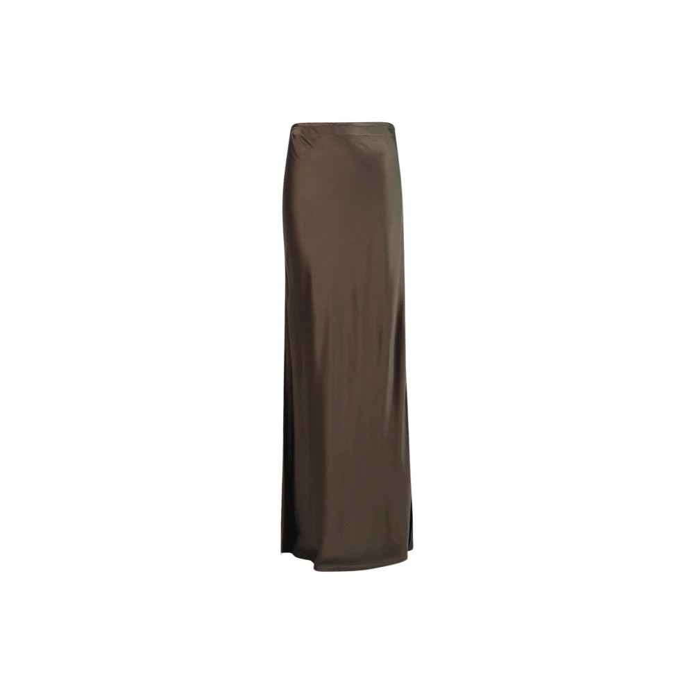 March23 Maxi-rok met bloemenprint Green Dames
