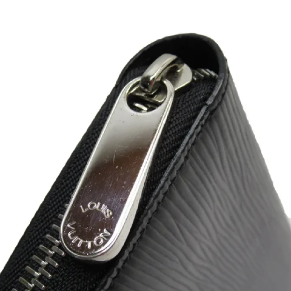 Louis Vuitton Vintage Pre-owned Leather wallets Black Heren