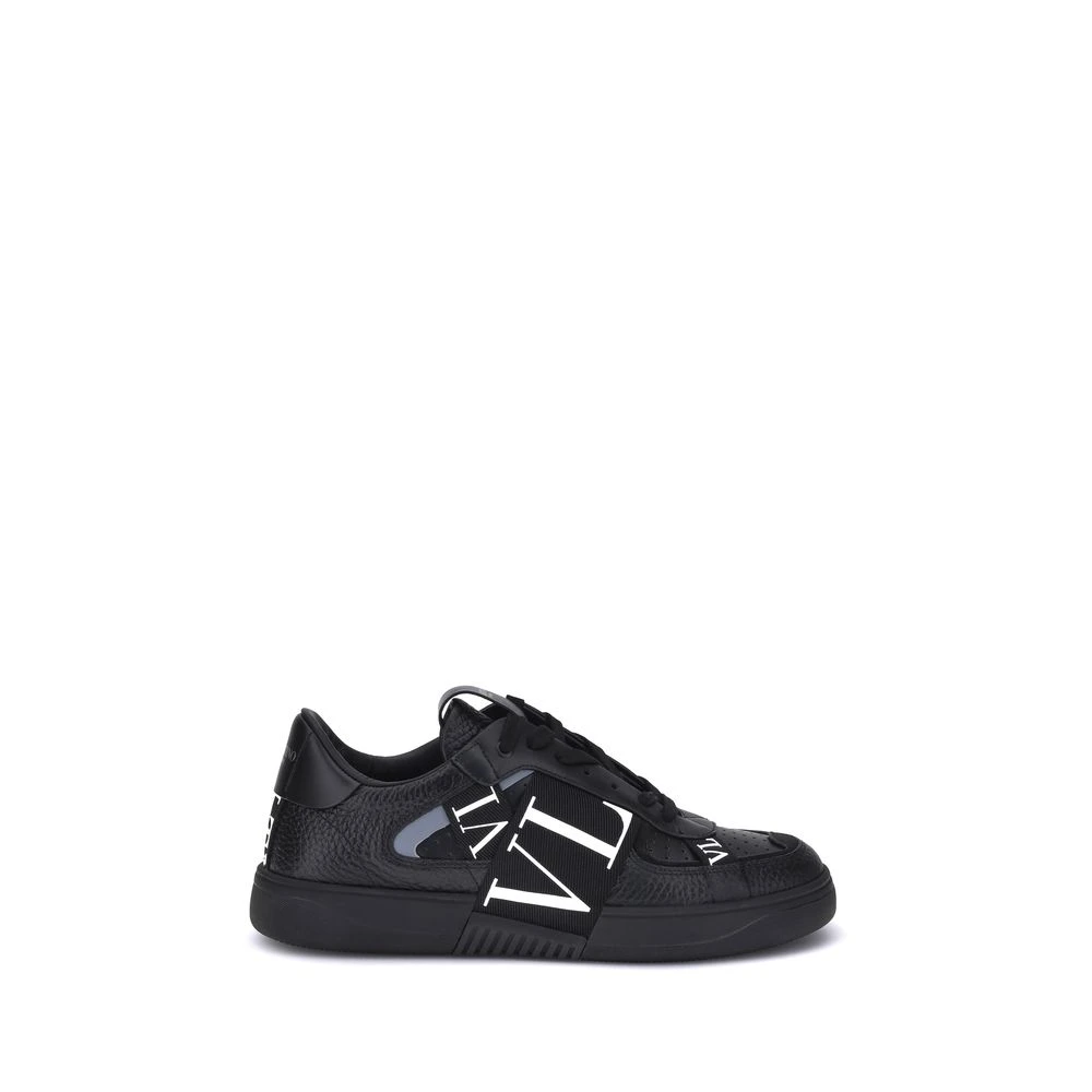 Valentino Garavani Men's Black Sneakers, 9 Uk, Graphic Twist Low-Top Trainers