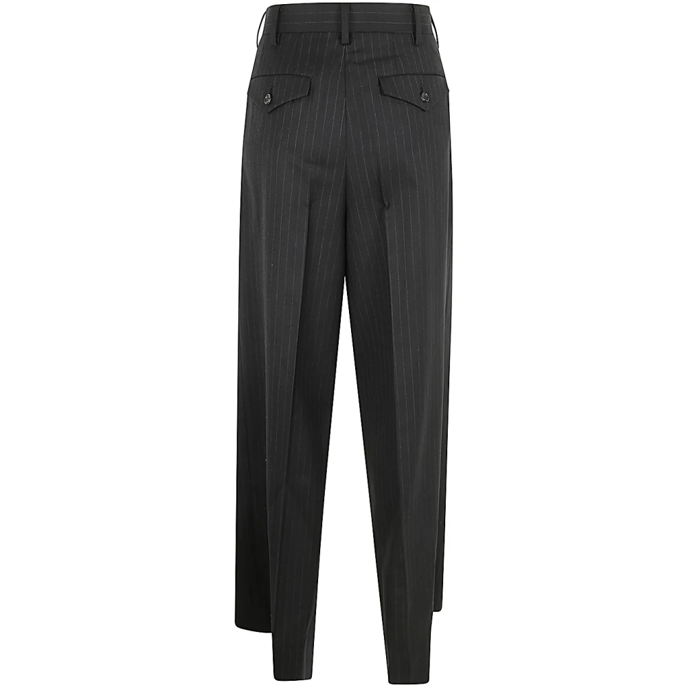 Junya Watanabe Zwart Grijs Damesbroek Black Dames