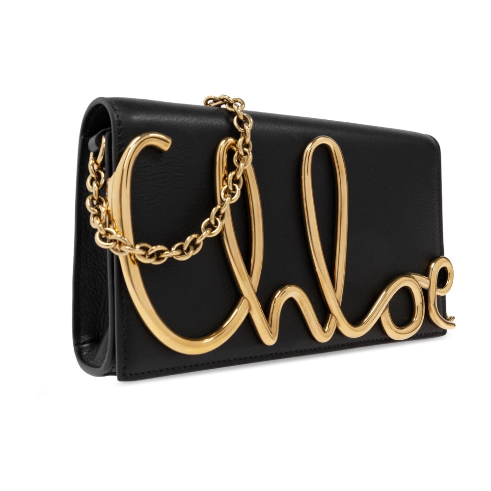 Chloé Schoudertas met logo Black Dames