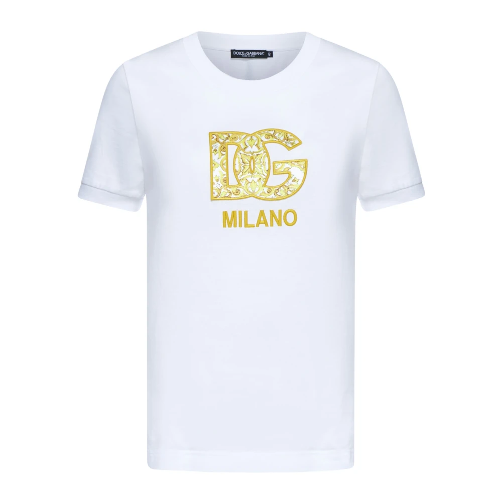 Dolce & Gabbana Women's White T-Shirts,, Stylish T-Shirts And Polos Small