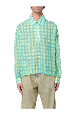 gingham-skjorte-afslappet-pasform-gron