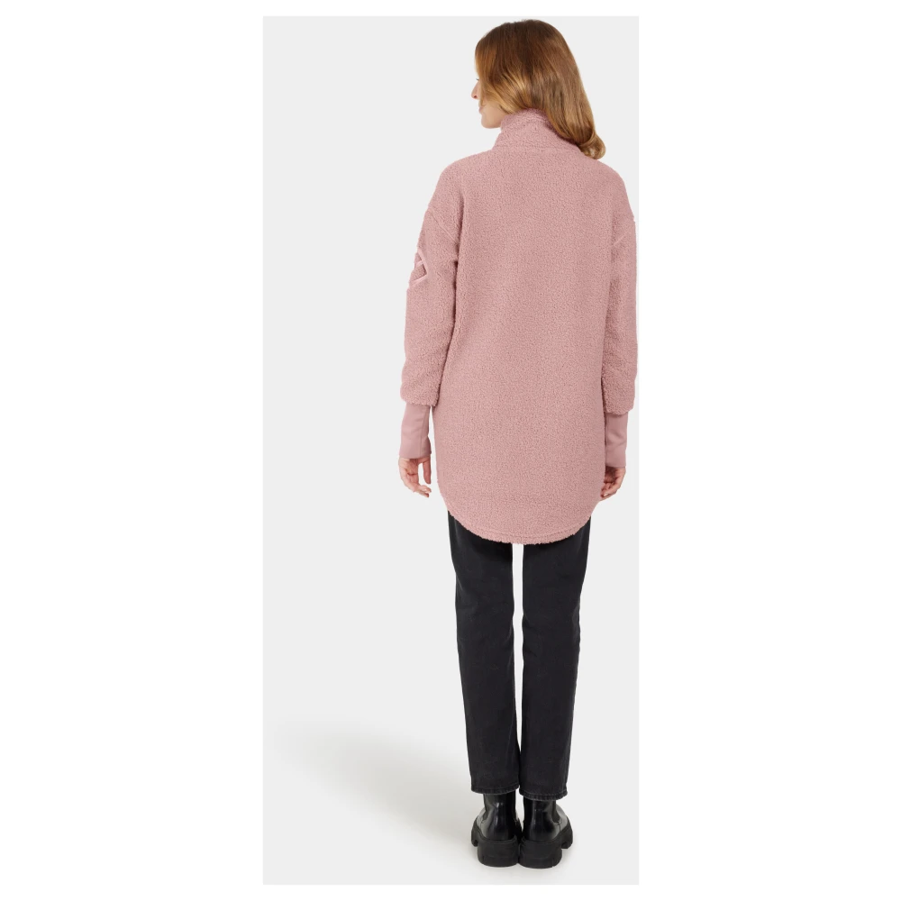Didriksons Jas met rits en reflecterende details Pink Dames