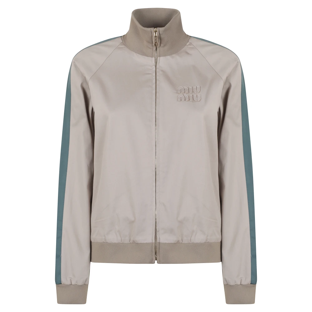Miu Miu Mujer Verde - Chaqueta Old Twill - Sweatshirts & Hoodies - M