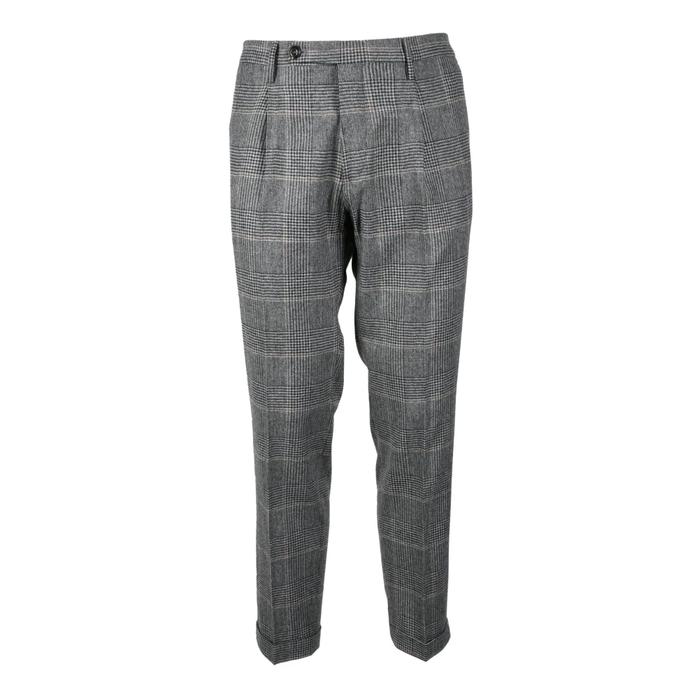 Michael Coal Kasjmiermix wollen broek Gray Heren