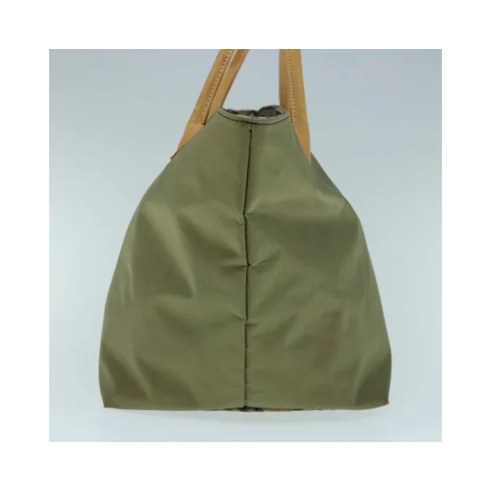 Burberry Vintage Pre-owned Nylon shoulder-bags Green Dames