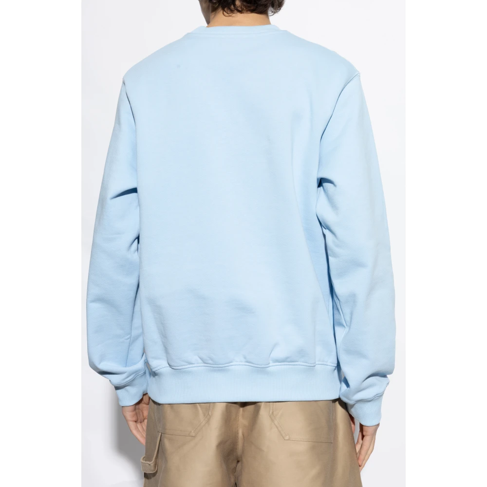 Casablanca Gedrukte sweatshirt Blue Heren