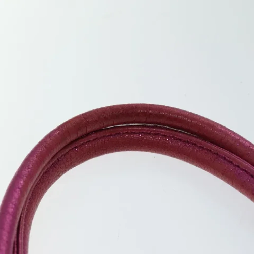 Celine Vintage Pre-owned Canvas shoulder-bags Beige Dames