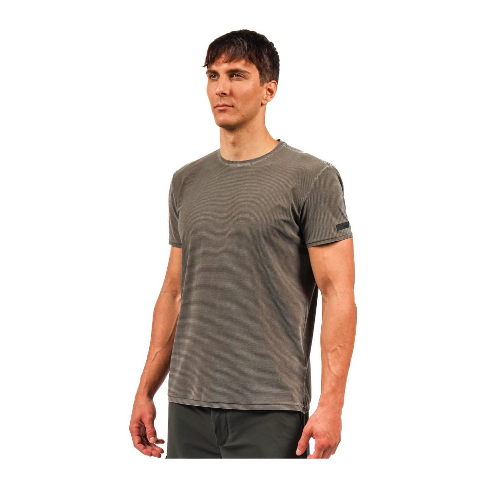 RRD Grijze Techno Wash Rib T-shirt Gray Heren