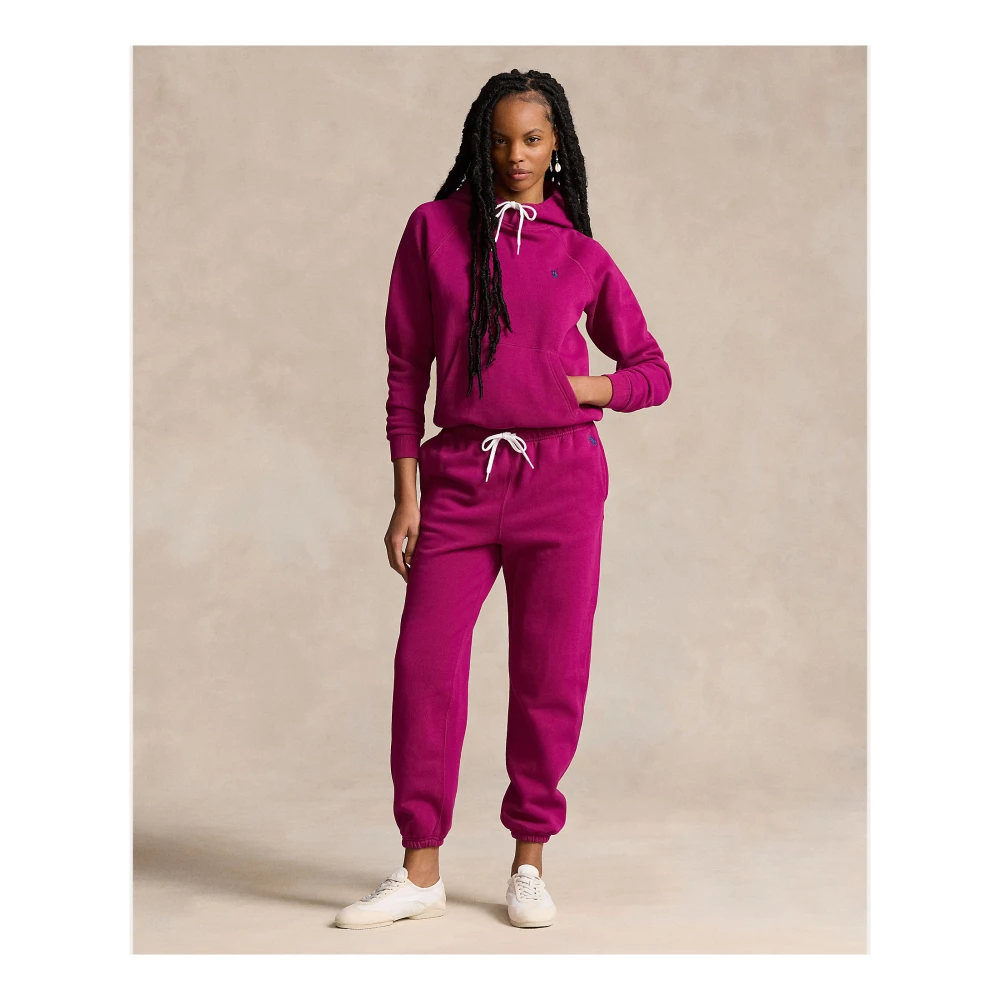 Polo Ralph Lauren Fleece Athletic Pant Pink Dames
