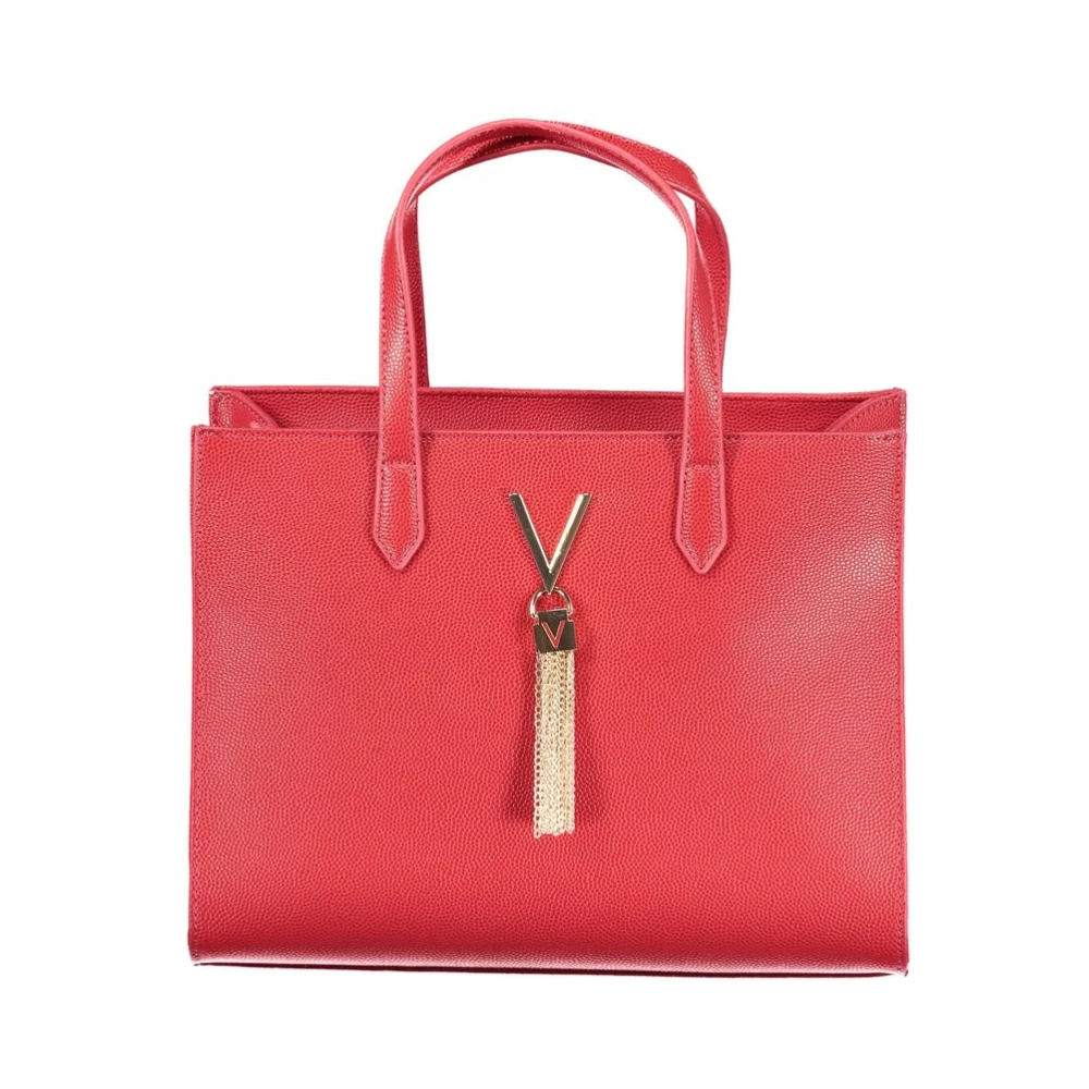 Valentino by Mario Valentino Rode polyethyleen handtas Red Dames