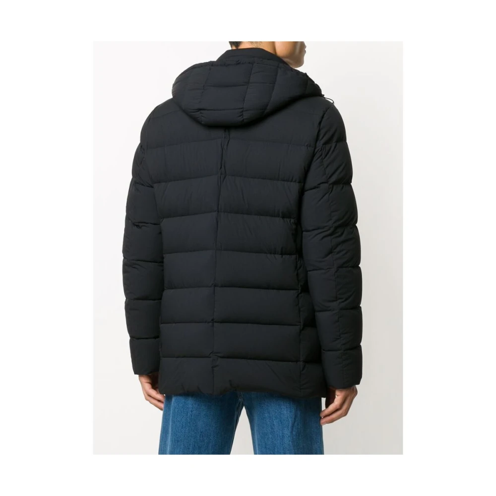 Moorer Klassiek Donkerblauw Gewatteerd Buitenkleding Blue Heren
