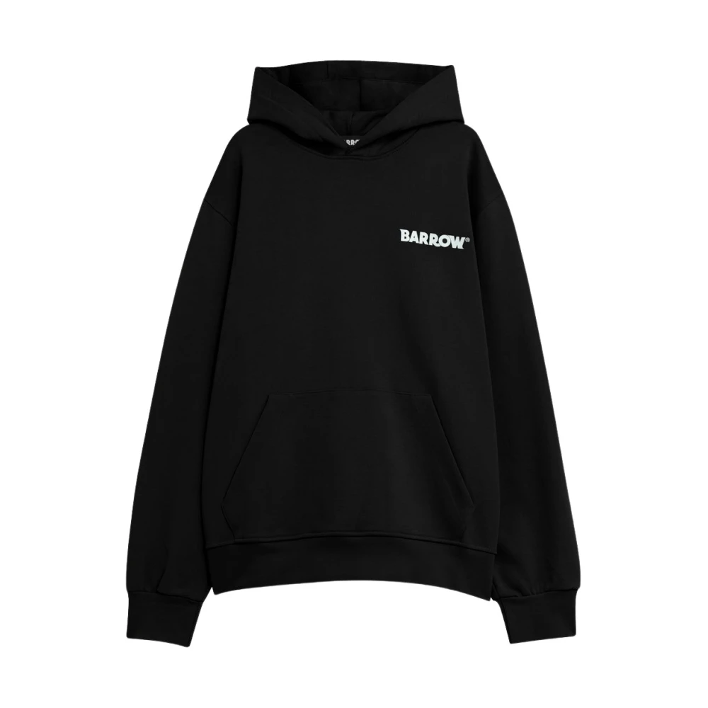 Barrow Iconische glimlach sweater Black Unisex