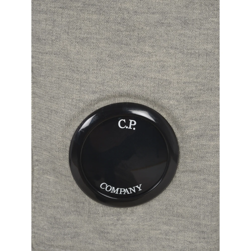 C.P. Company Cargo Sweat Bermuda in lichte fleece Gray Heren
