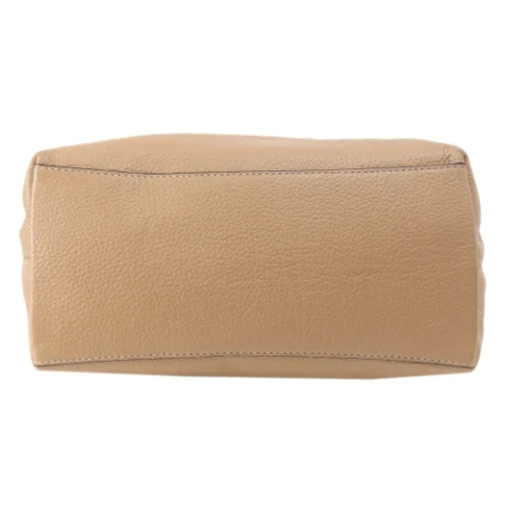 Coach Pre-owned Leather handbags Beige Dames