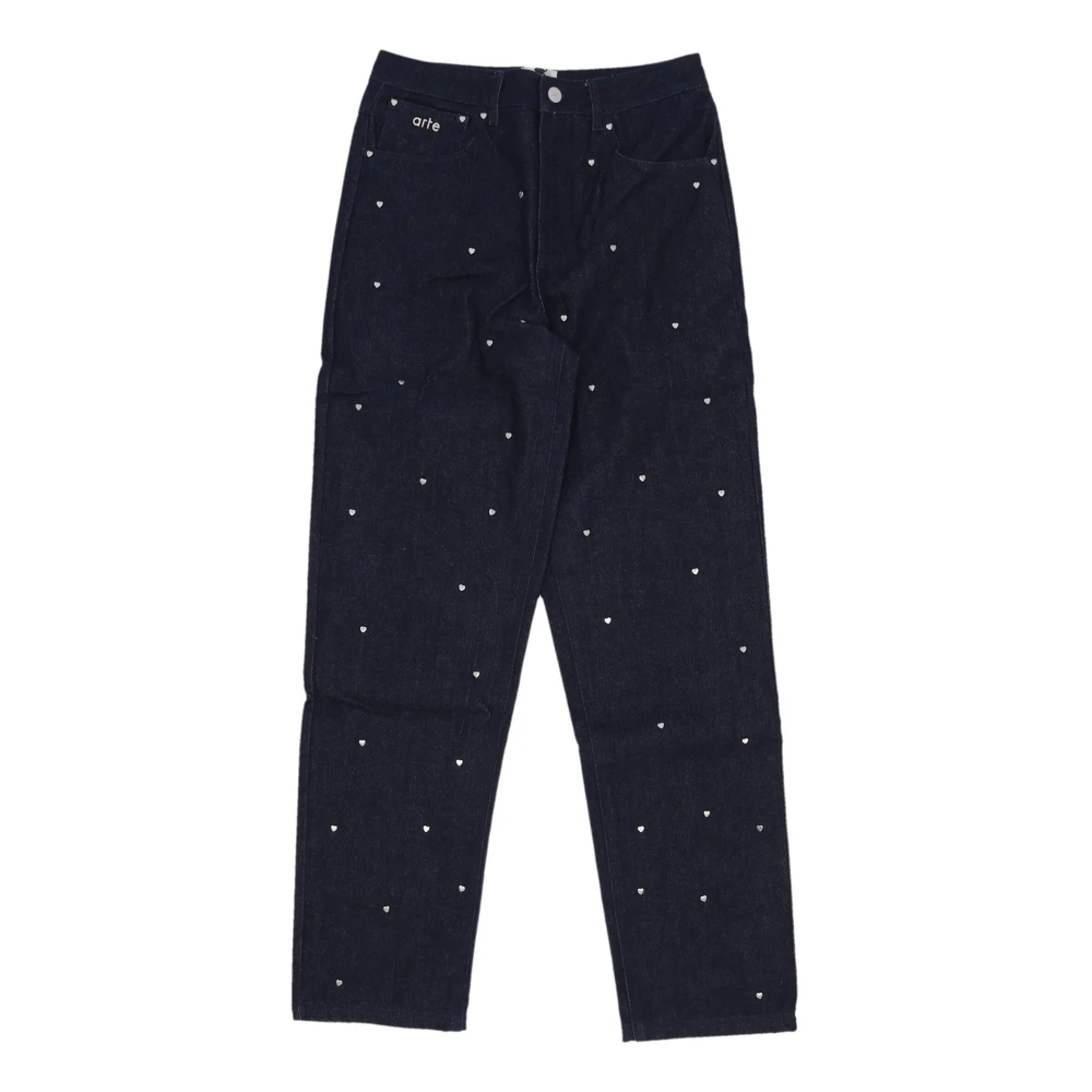 Arte Antwerp Hart Losse Denim Broek Blue Heren