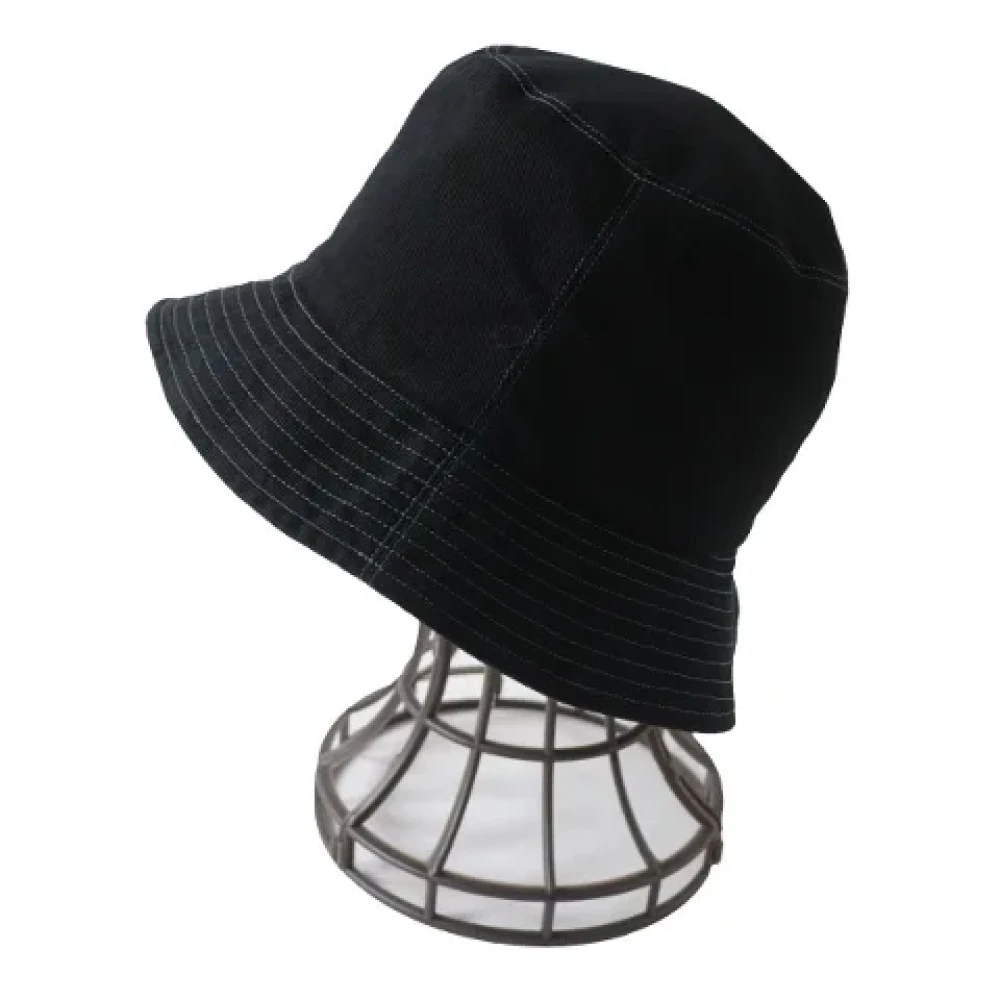 Dior Vintage Pre-owned Cotton hats Black Dames