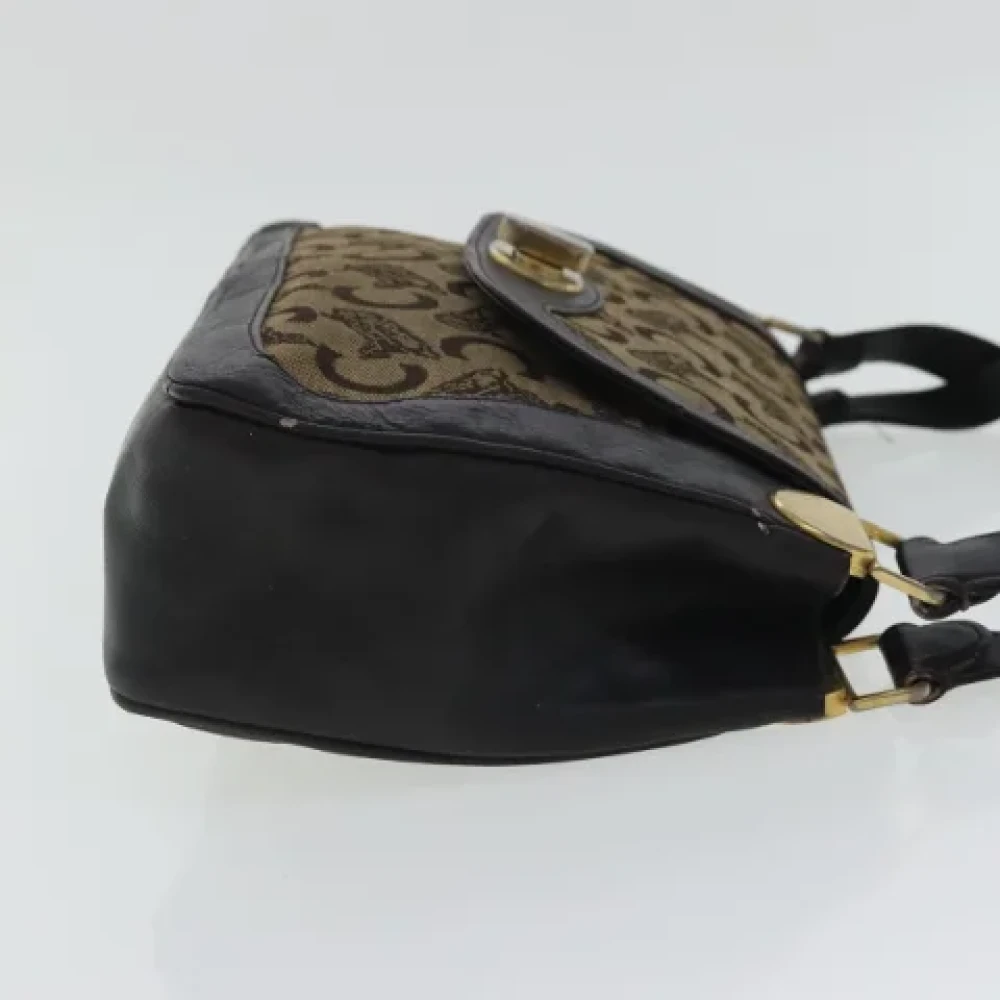 Celine Vintage Pre-owned Canvas celine-bags Beige Dames