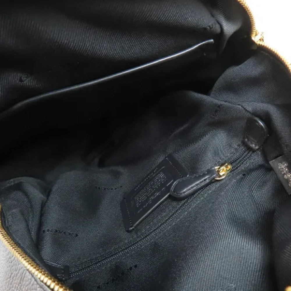 Coach Pre-owned Leather backpacks Black Dames
