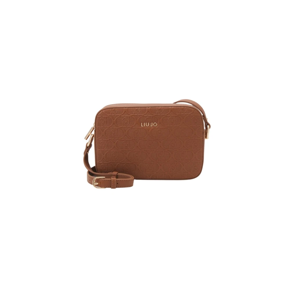 Liu Jo Bruine Schoudertas met Logopatroon Brown Dames