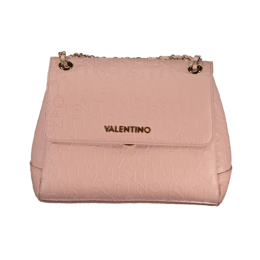 Valentino by Mario Valentino Roze Schoudertas met Kettingriem Pink Dames