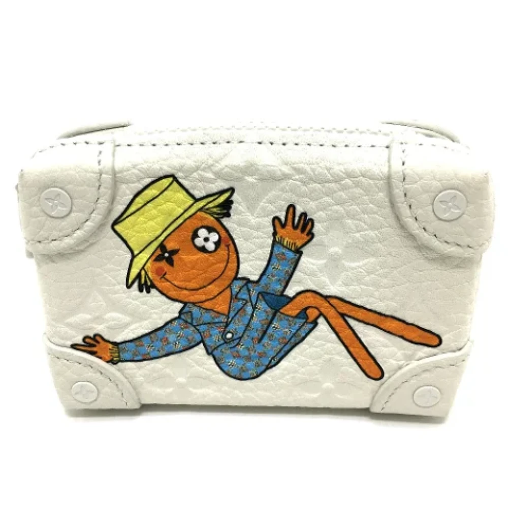 Louis Vuitton Vintage Pre-owned Leather wallets White Dames