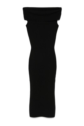 robe-midi-noire-epaules-denudees