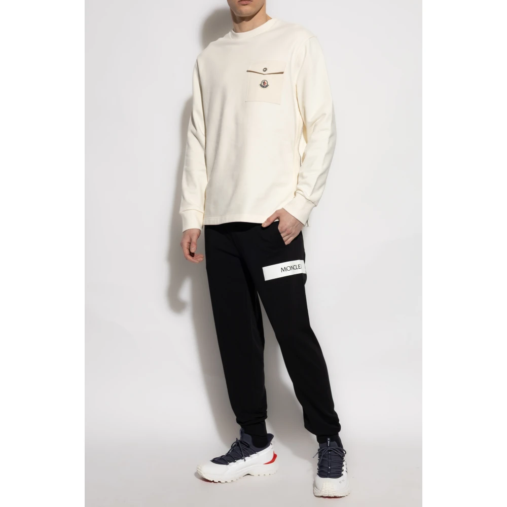 Moncler Sweatshirts & Hoodies Beige Heren