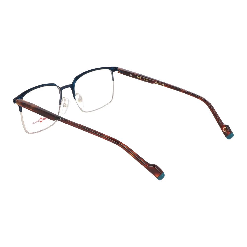 Etnia Barcelona Kleurrijke Rechthoekige Metalen Frame Bril Brown Unisex