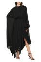 elegant-lace-up-crepe-dress