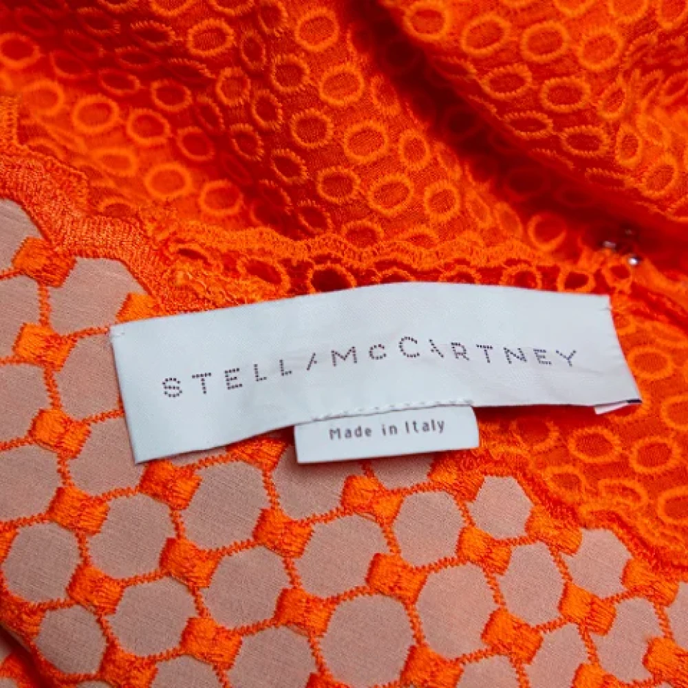 Stella McCartney Pre-owned Cotton dresses Orange Dames