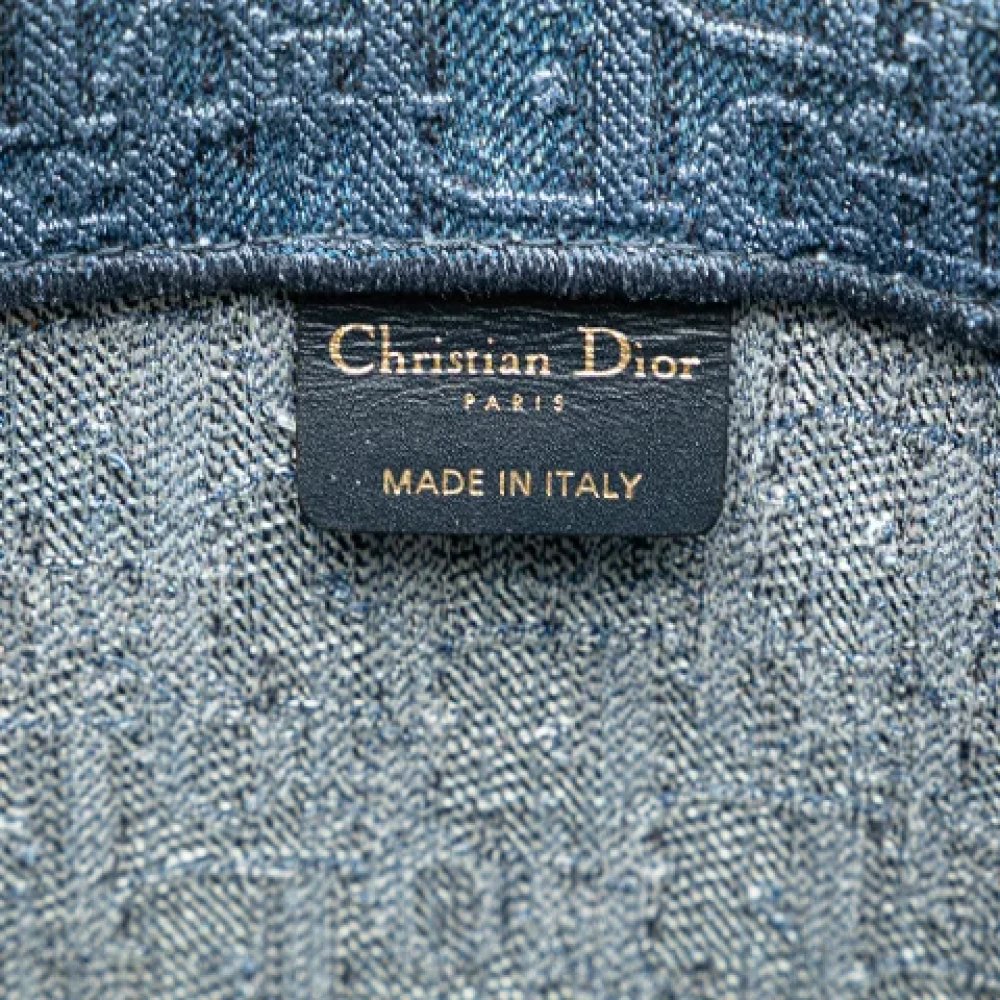 Dior Vintage Pre-owned Denim totes Blue Dames