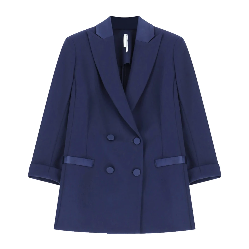 Imperial Blå Giacca Doppio Petto
