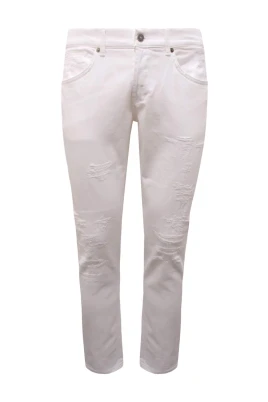 Distressed Skinny Trousers