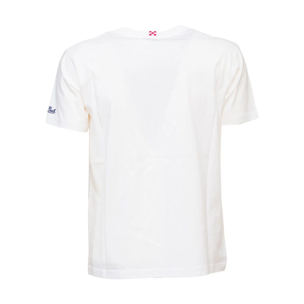 MC2 Saint Barth Klassieke St. Sweater Barth T-Shirt White Heren