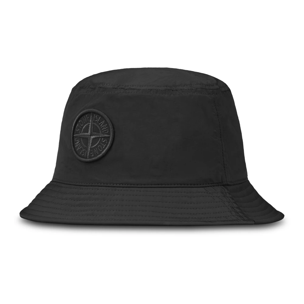 Stone Island Zwarte Stijlvolle Hoeden Collectie Black Heren