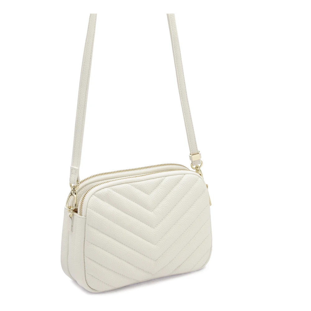 Kazar Kleine witte handtas aan een riem White Dames