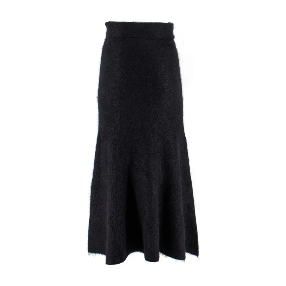 Ermanno Scervino Wijdgebreide Rok Black Dames