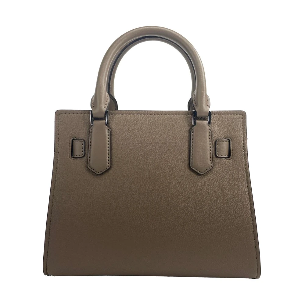Michael Kors Kleine leren crossbody tas met binnenzakken Brown Dames