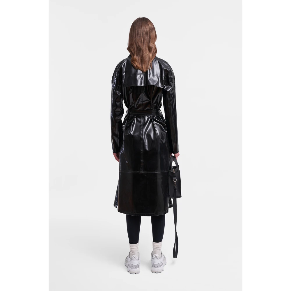Stutterheim Opal Trench Coat Black Dames