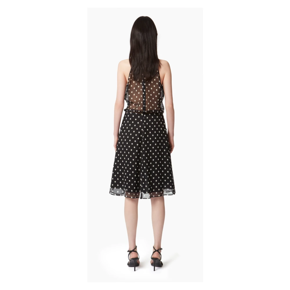 Nina Ricci Halterjurk MET Strik Black Dames