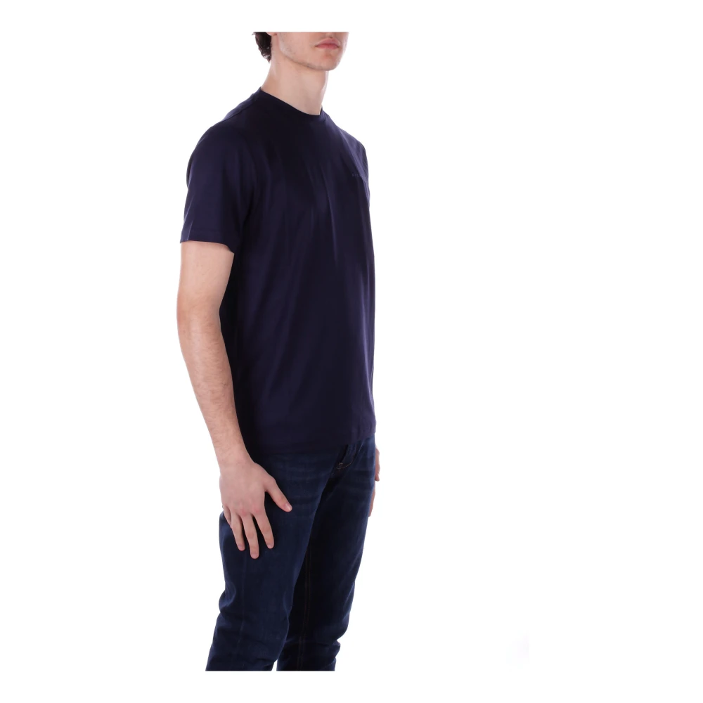 John Richmond Logo Front T-shirts en Polo's Blue Heren