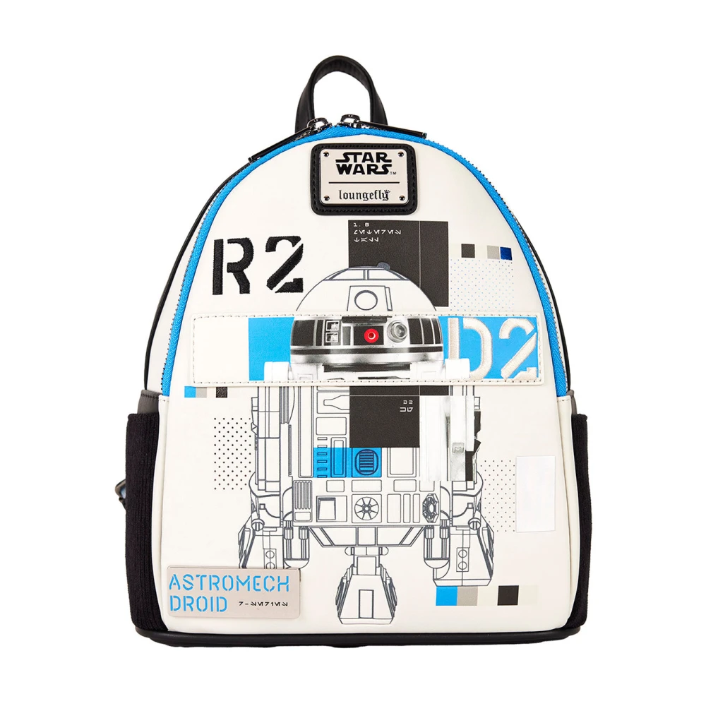 Loungefly Unisex Light Star Wars: The Power Of The Force R2-D2 Astromech Droid Up Mini Backpack