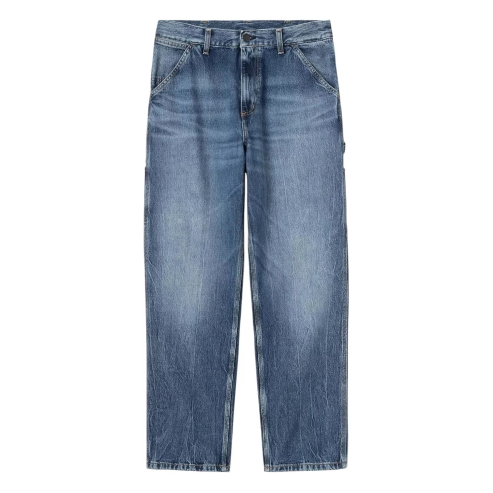 Carhartt Wip Uomo Blu - Single Knee Pant - Jeans - W33 - Immagine 3